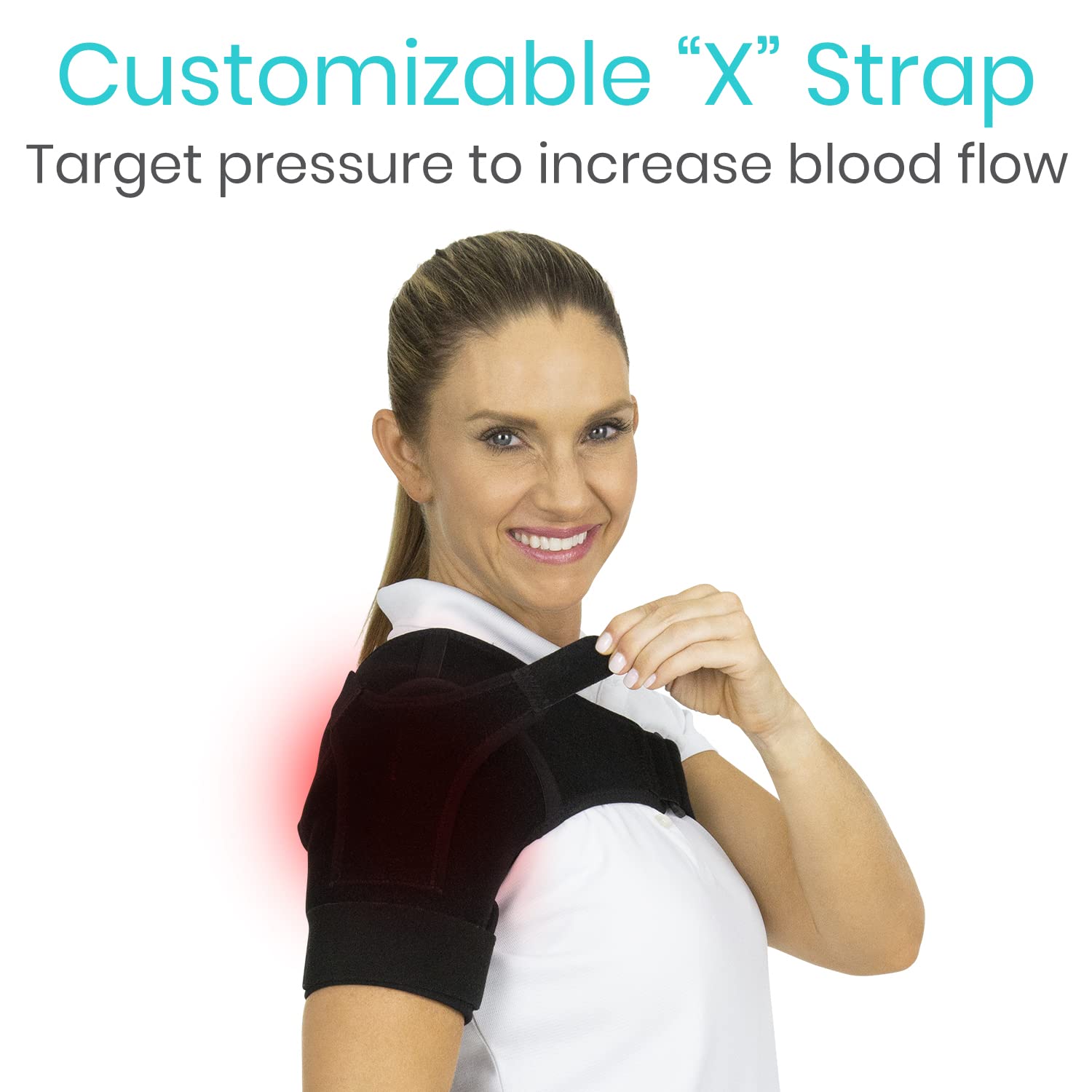 Buy Vive Shoulder Stability Brace Injury Recovery Compression Support Sleeve for Rotator