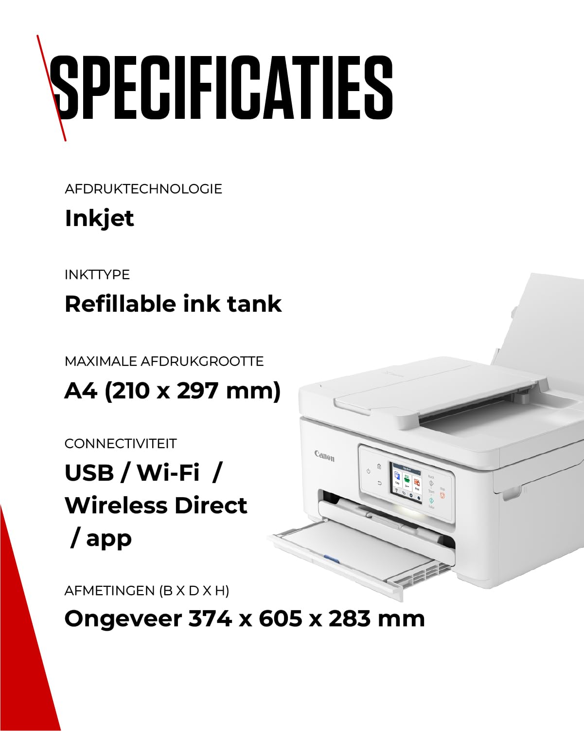 Canon PIXMA TS7750i Stampante Multifunzione Fotocopiatrice Scanner Wireless Wifi per Casa