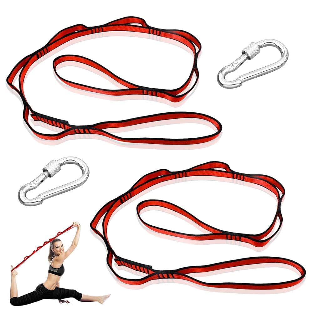 GZLFH Daisy Chain Set, Adjustable Yoga Hammock Extension Strap, Pack of 2