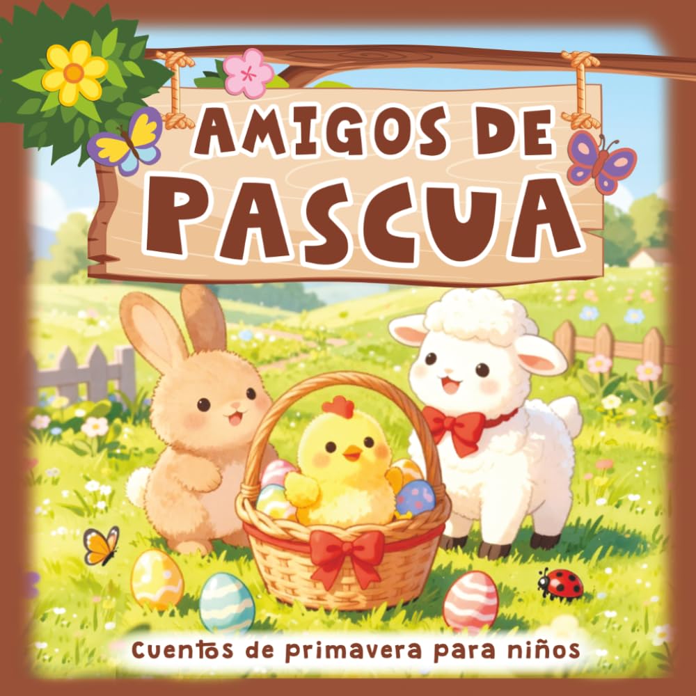 Amigos de Pascua Cuentos de primavera para niños: Libro de primeras lecturas sobre emociones y valores. 20 relatos infantiles cortos de animales.