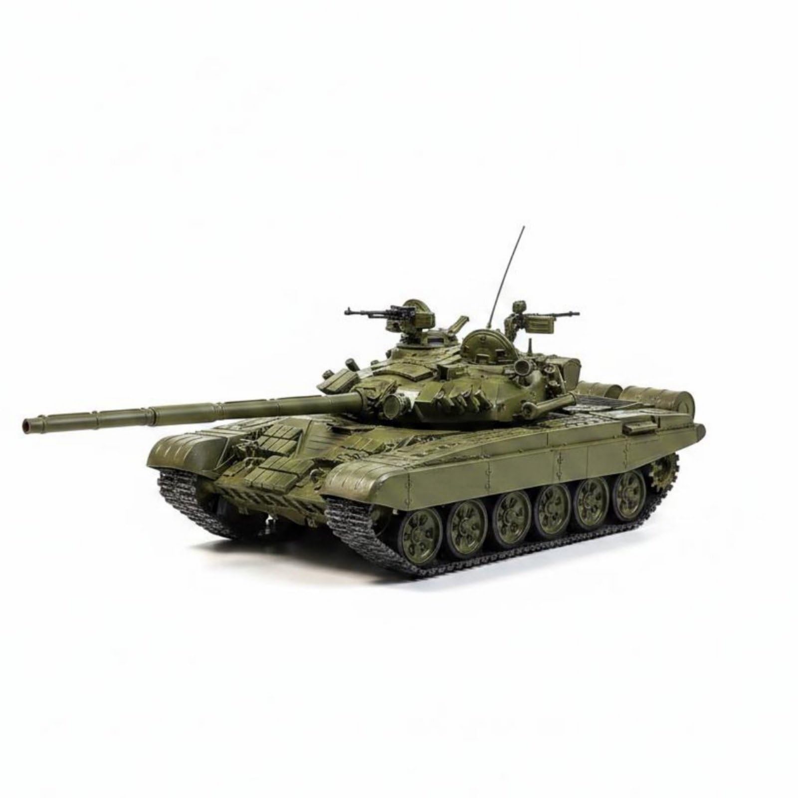 Carro Armato T-72A Lega Metallico Modellino T-72A Finitura Realistica Carro Armato in Metallo Pressofuso per Collezionisti Militari