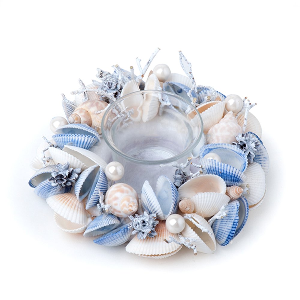 HERVIT CREATIONS - PORTATEALIGHT CRIST.1 FIAMMA DIA.6,5CM - Tema Casa