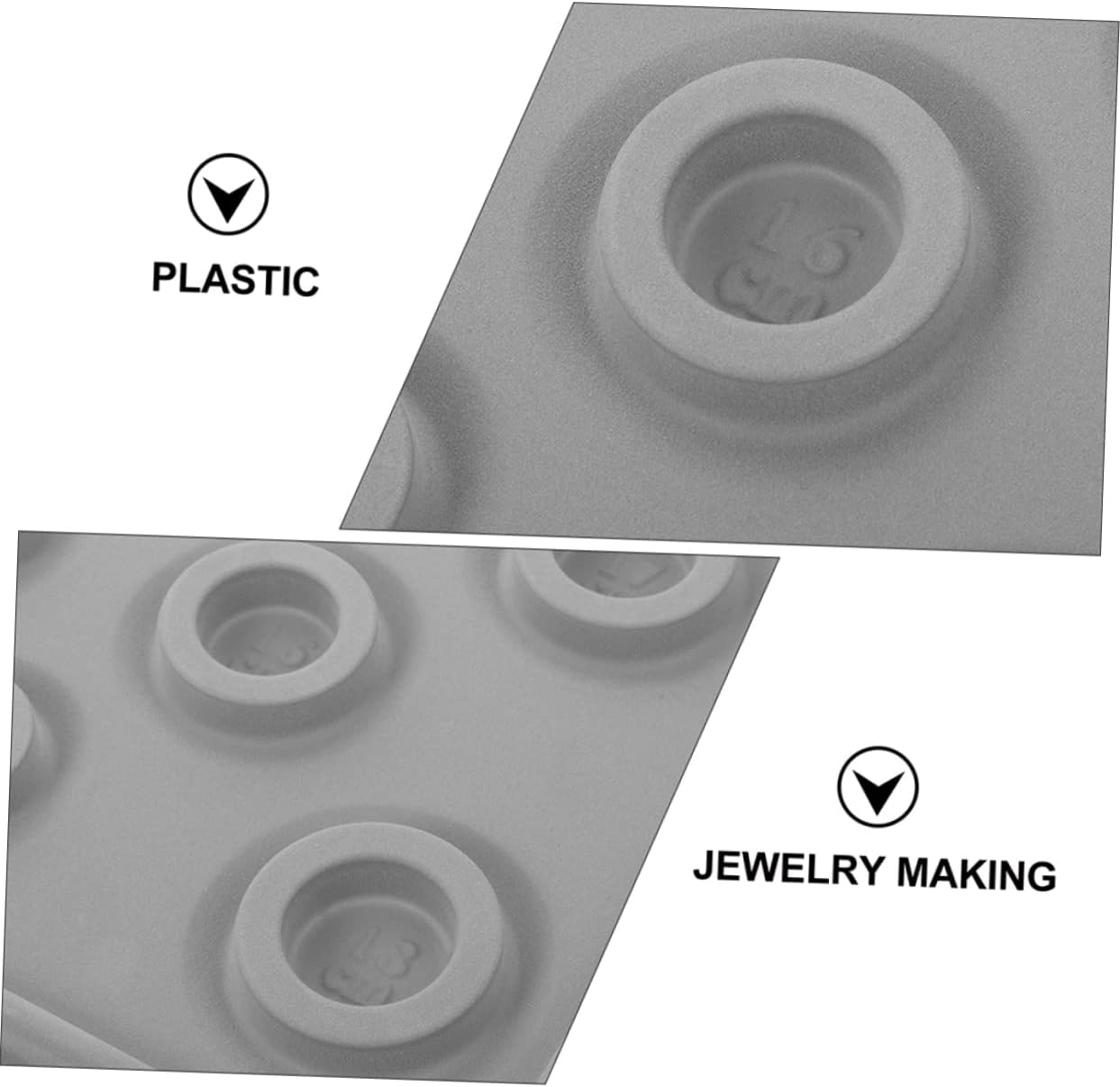 2Pcs Bead Board Design Tray for Jewelry Making Bead Design Board for Bracelets and Necklaces Beading Jewelry Organizer for Adults Crafting Supplies