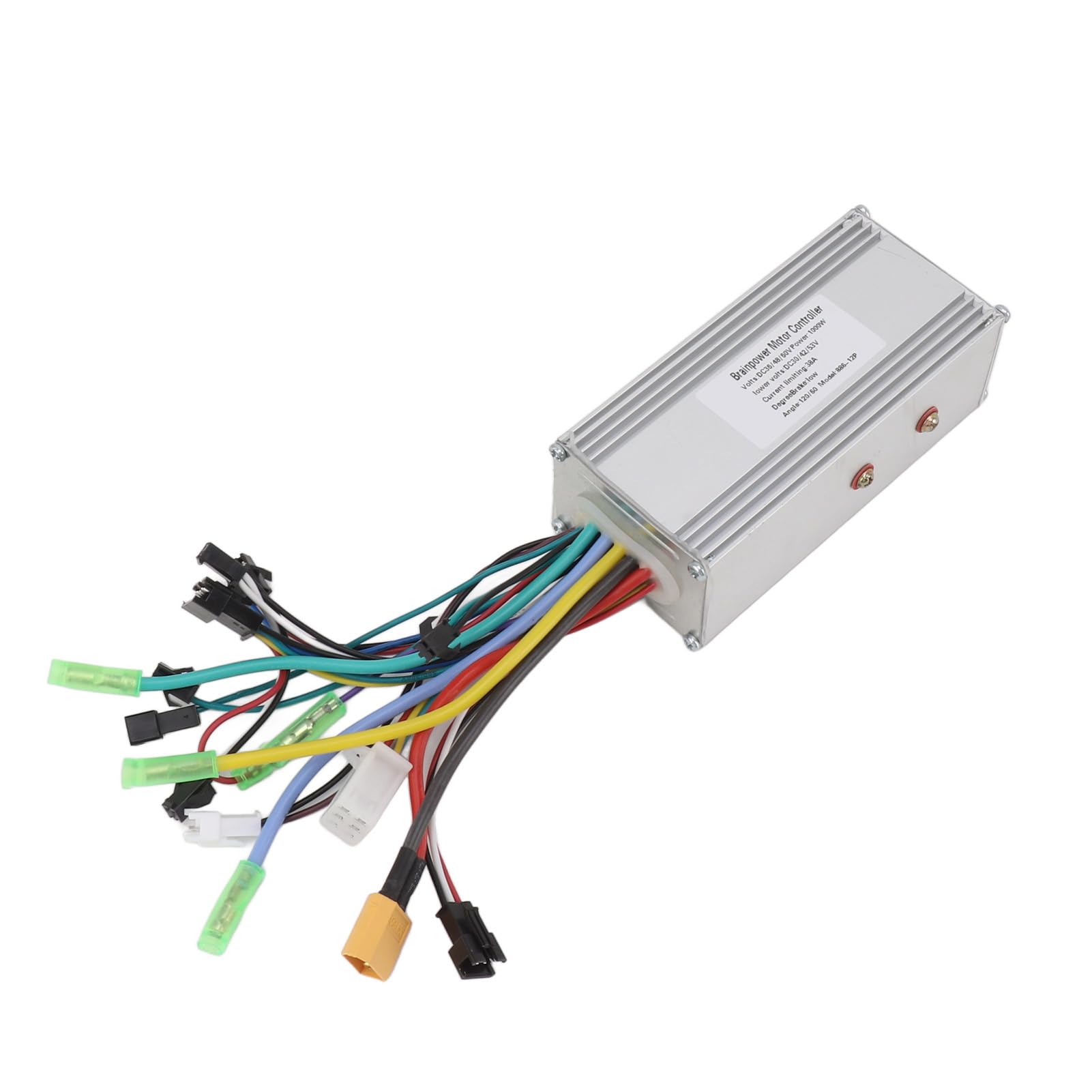 BuyWeek Kit de Controlador de Motor para Bicicleta Eléctrica Controlador de Onda Sinusoidal 36V 48V 60V 1000W 38A con Pantalla LCD S886