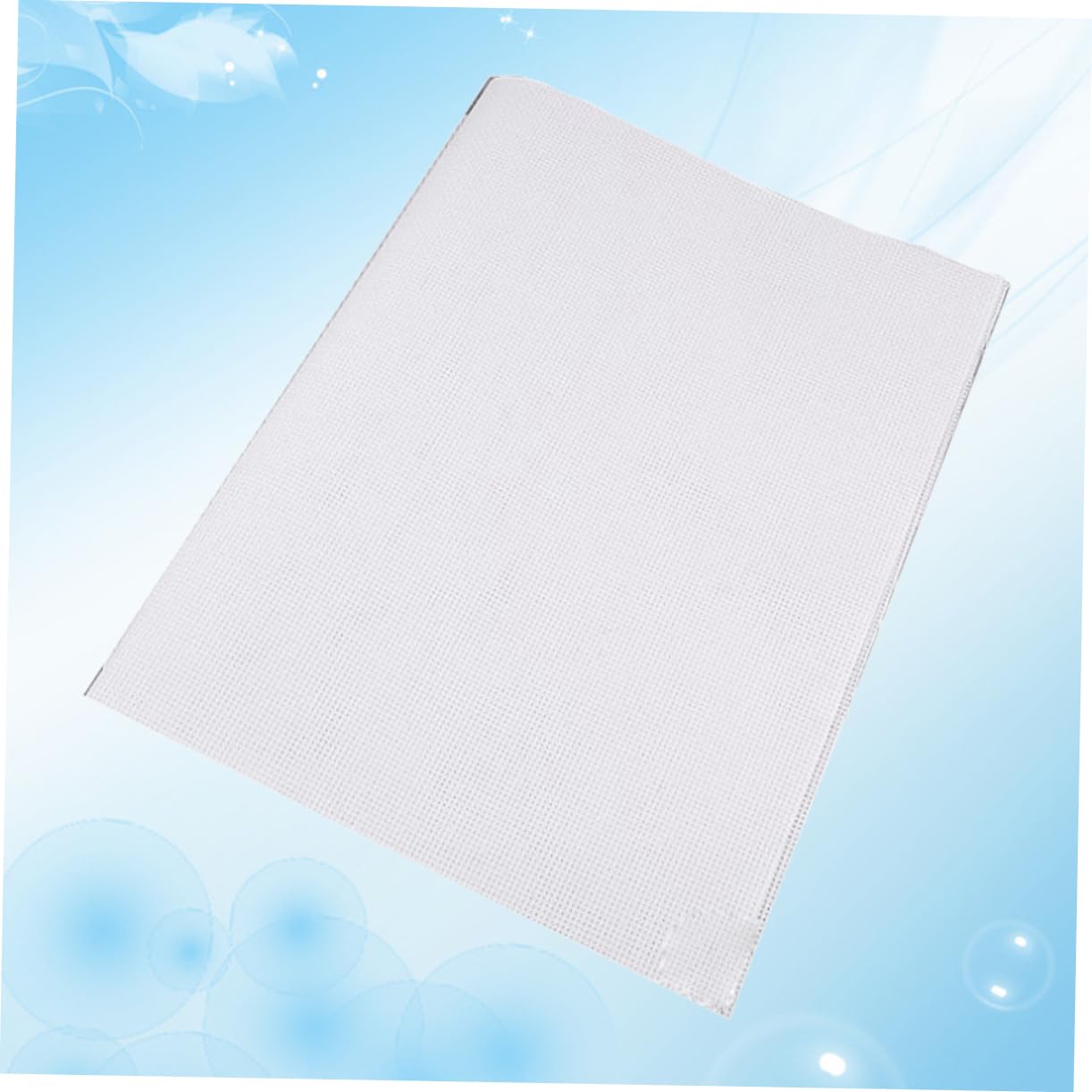 VILLCASE DIY Cross-Stitch Embroidery Fabric 45x30cm 11ct Cotton White Ideal for Projects