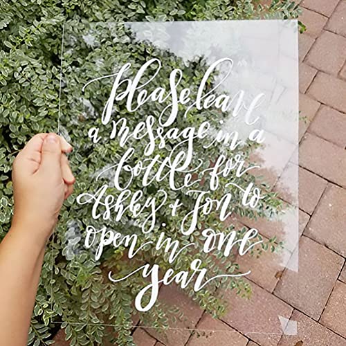 Image of 4 Clear Acrylic Sheets, 8x12 inch, inchTransparent Acrylic Plexiglass, Lucite, 0.04 inch Thick, for Signs, Crafts