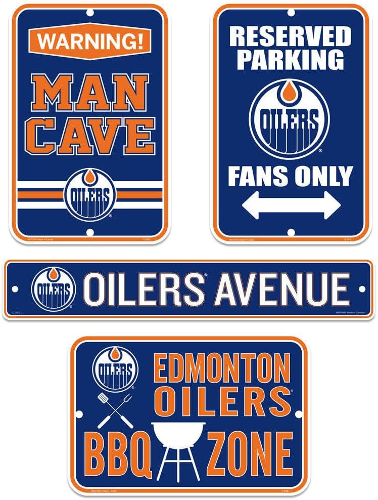 Edmonton Oilers Four Pack Fan Sign Set