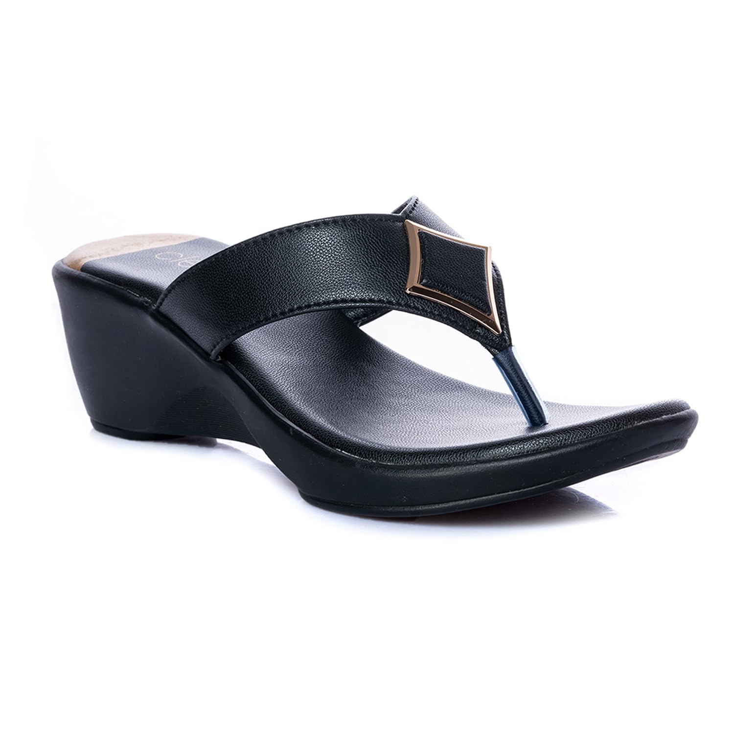 khadim's Wedge Heel Slip On Sandal for Women-picture-33