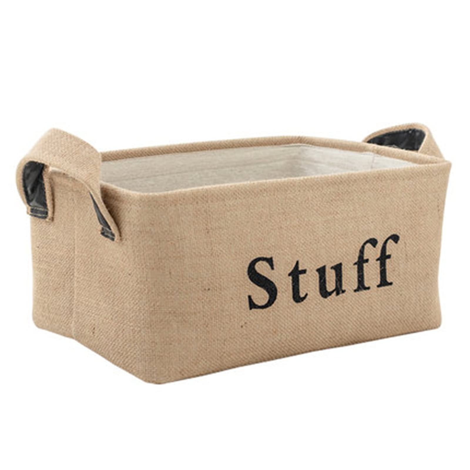 MRKU Basket Storage Box Kitchen Fabric,Desktop Book Sundries Tea Table