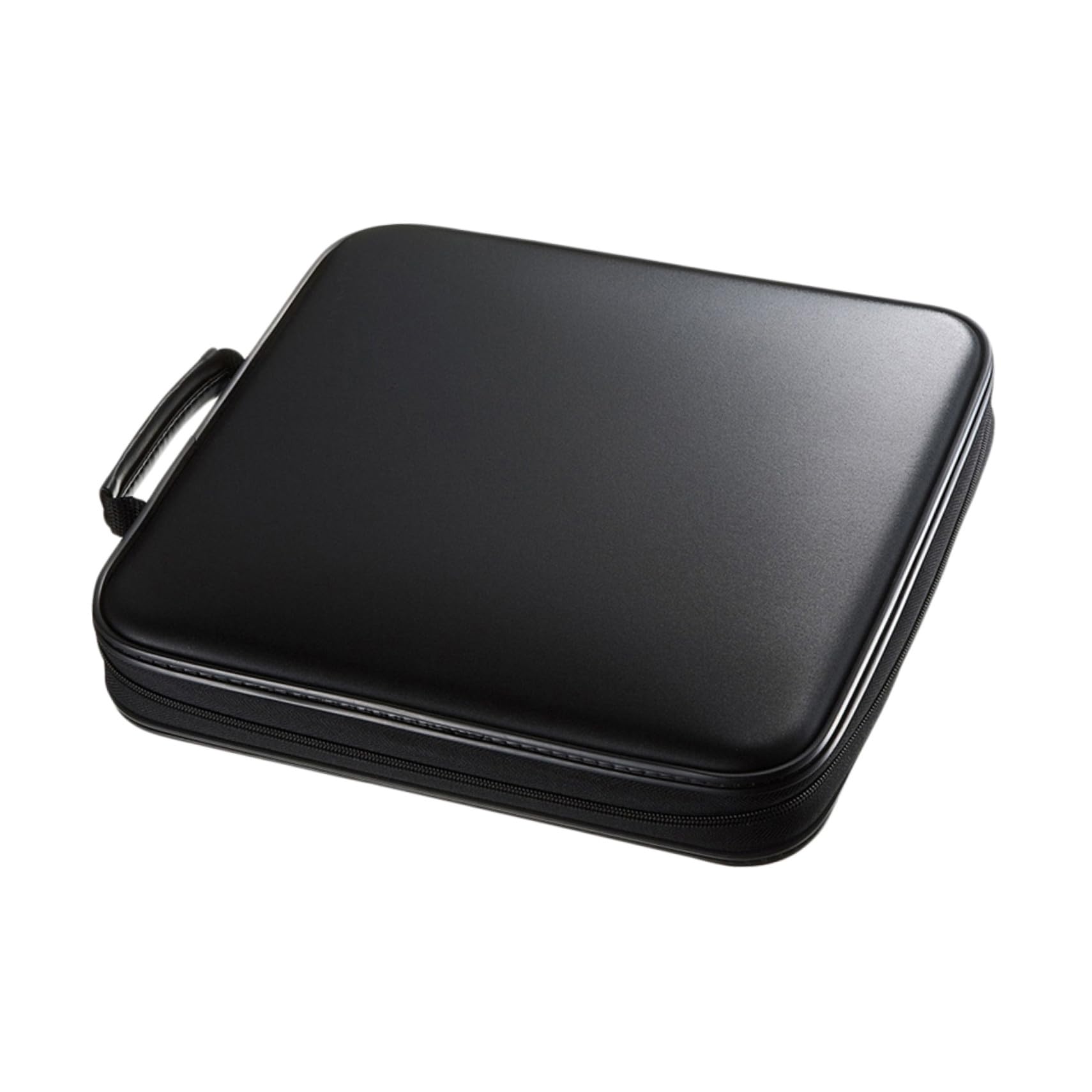 Baluue Custodia Porta CD e Organizzatore Dvd Portatile 160 Slot, Protezione da Polvere e Graffi, Cerniera Scorrevole per Uso Auto, Casa e Viaggi