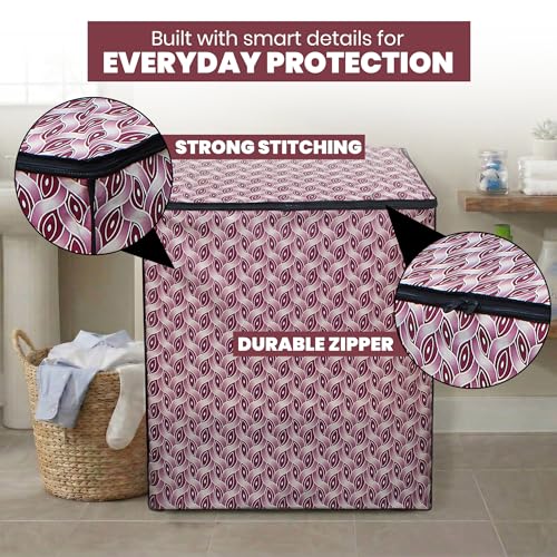 Image of DREAM CARE Waterproof & Dustproof Washing Machine Cover Top Load & Semi Automatic Suitable for 7 kg, 7.2 kg, 7.5 kg (83 x 95 x 51 cms)