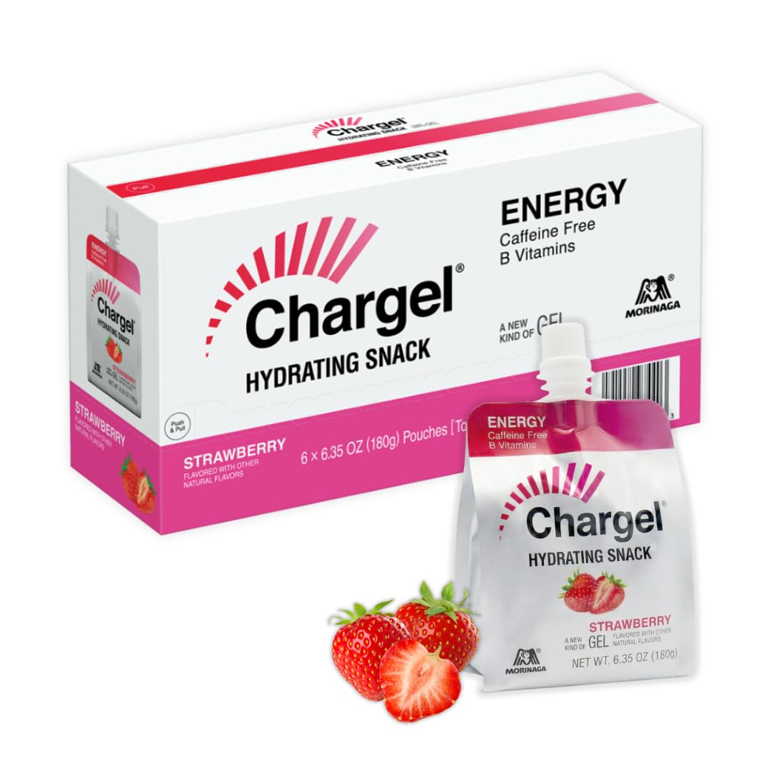 Amazon.com: Chargel Strawberry, Caffeine-Free Instant Energy Gel