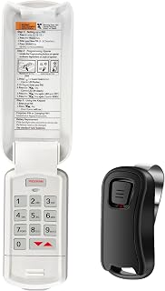 OKP-BX O1T-BX Overhead Door Garage Door Opener Keypad & Remote, Compatible with Legacy Python Odyssey Destiny Phantom, 3-Year-Warranty