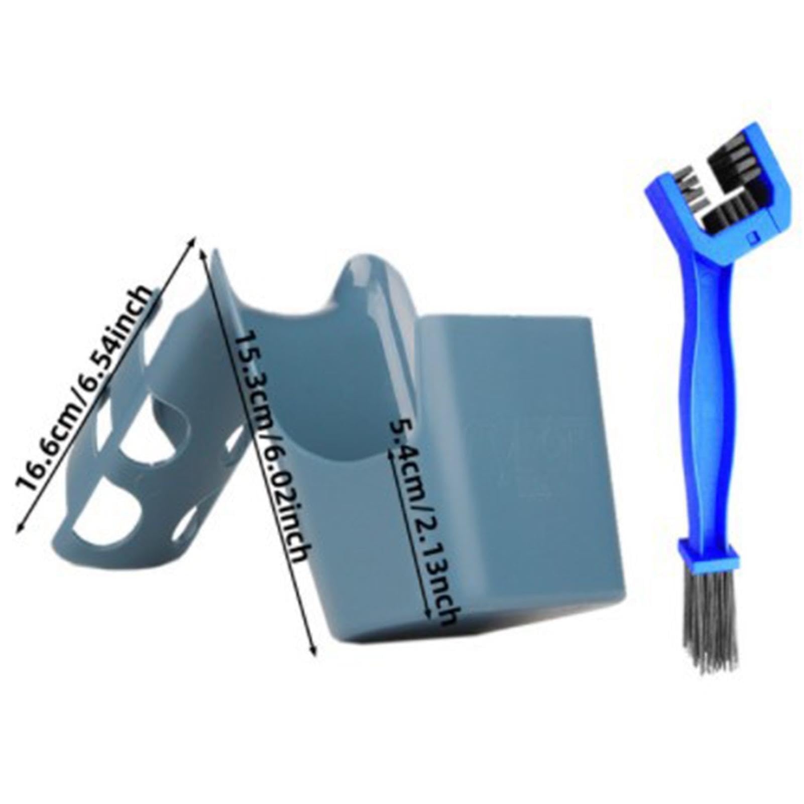 Outil De Nettoyage Et Lubrification Chaîne Moto – Bouclier Anti-Éclaboussures + Huileur Précis – Kit Entretien Complet