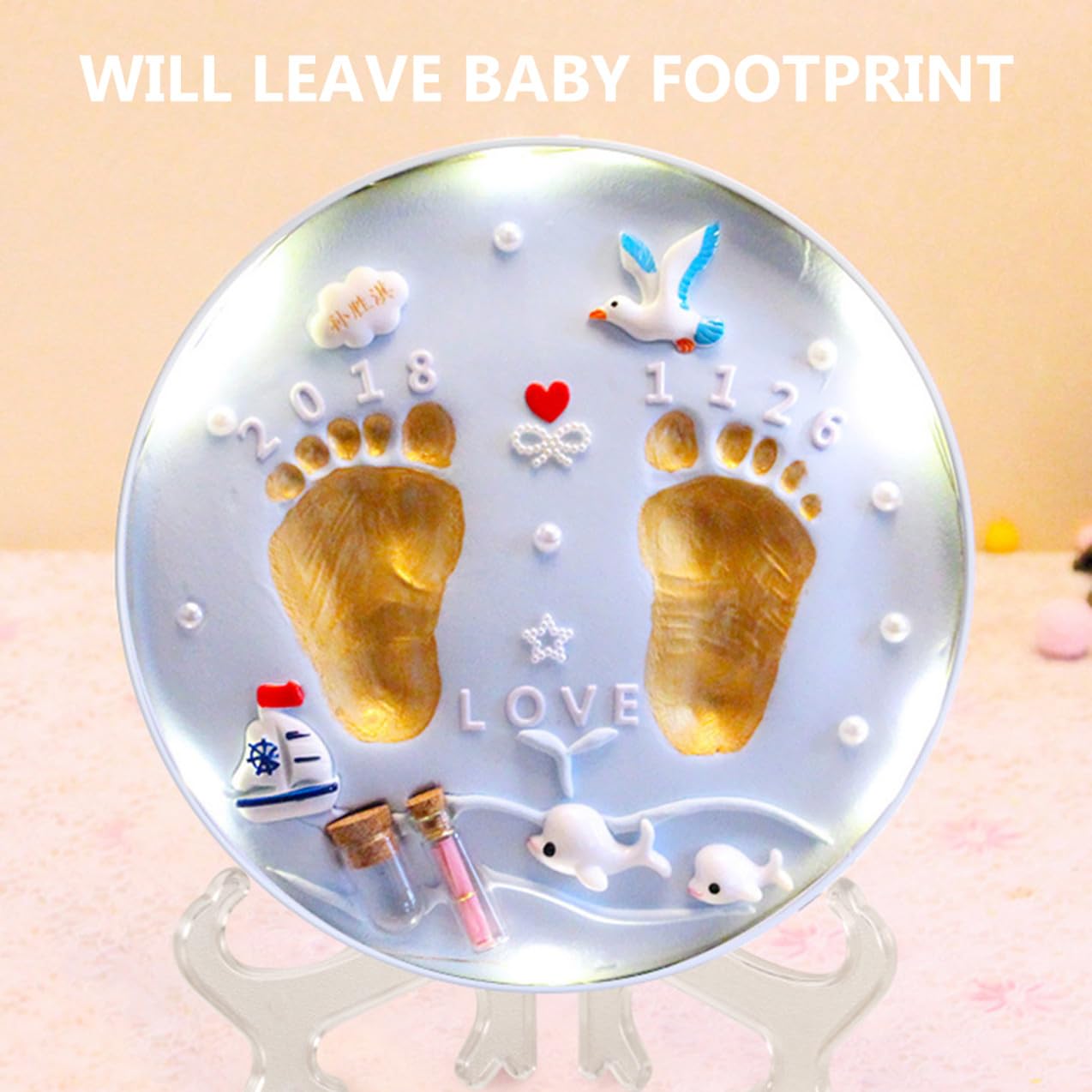 Kit de Moulage D’empreintes Bébé pour -né, 1 Set Souvenir