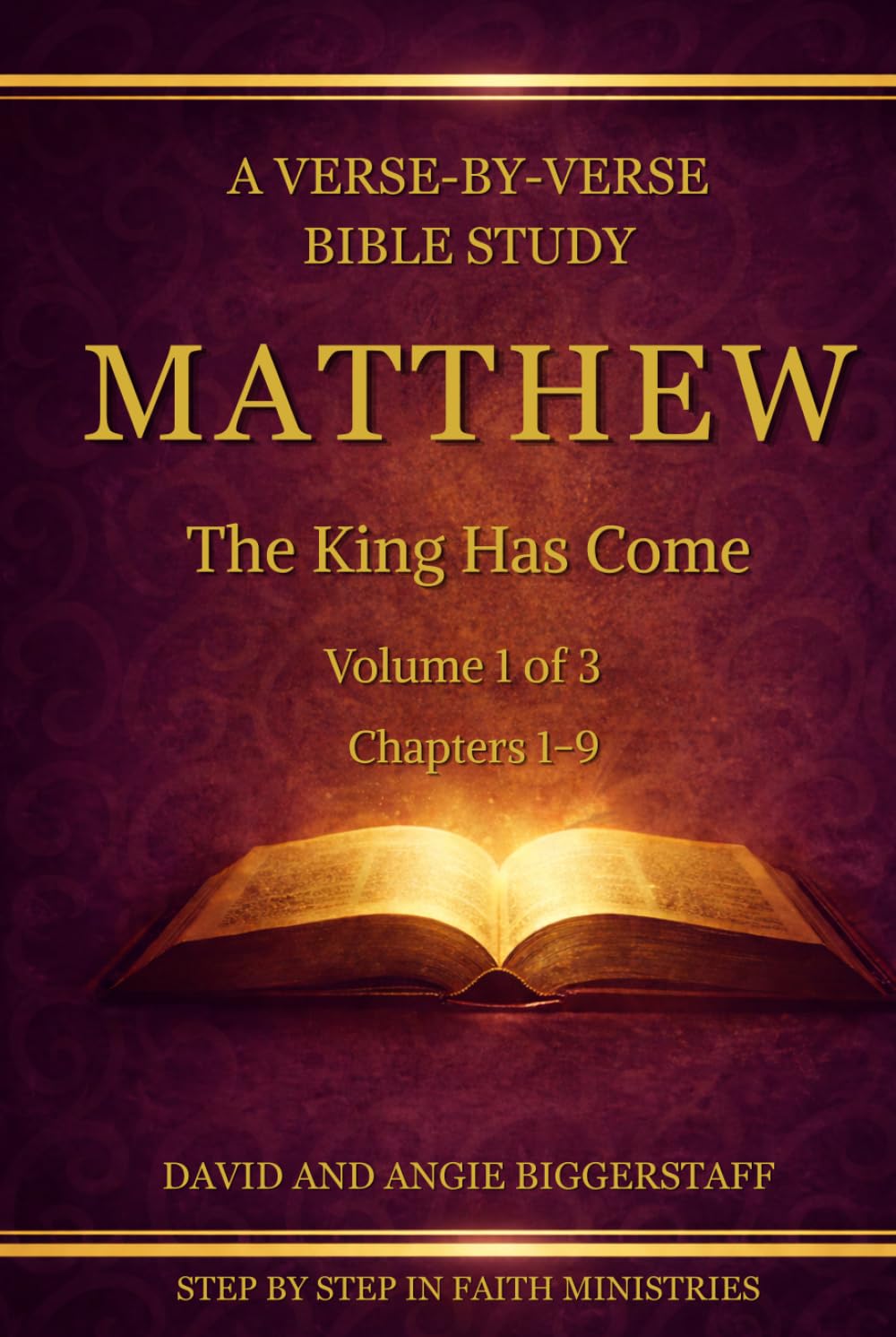 Matthew Volume 1: The King Has Come: A Verse-by-Verse Commentary on Matthew Chapters 1–9 (Step by Step in Faith Bible Commentary Series) (Step by Step In Faith Bible Study Series)
