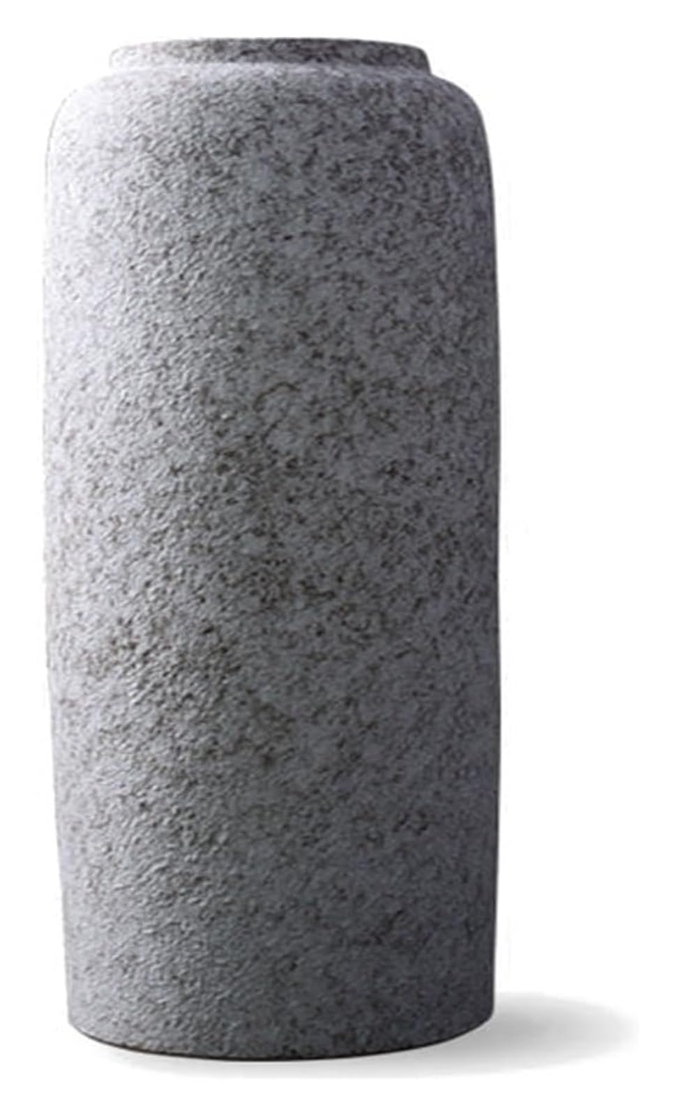 asdchZen Vase Floor Vase Large Size Living Room Flower Arrangement Pottery Jar Distressed Cylinder Ceramic Vase Good For Decor,One Color-24 * 70 cm