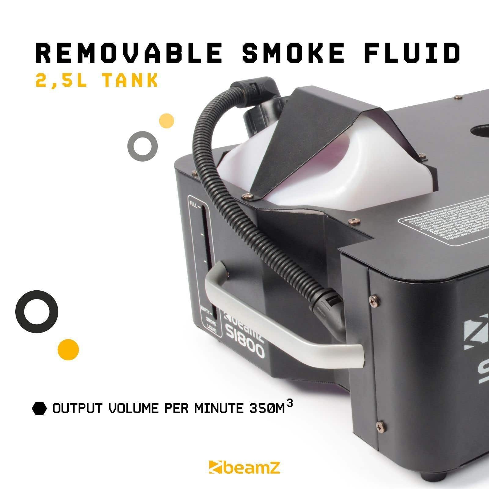 BeamZ S1800 Acqua 2.5L 1800W Grigio
