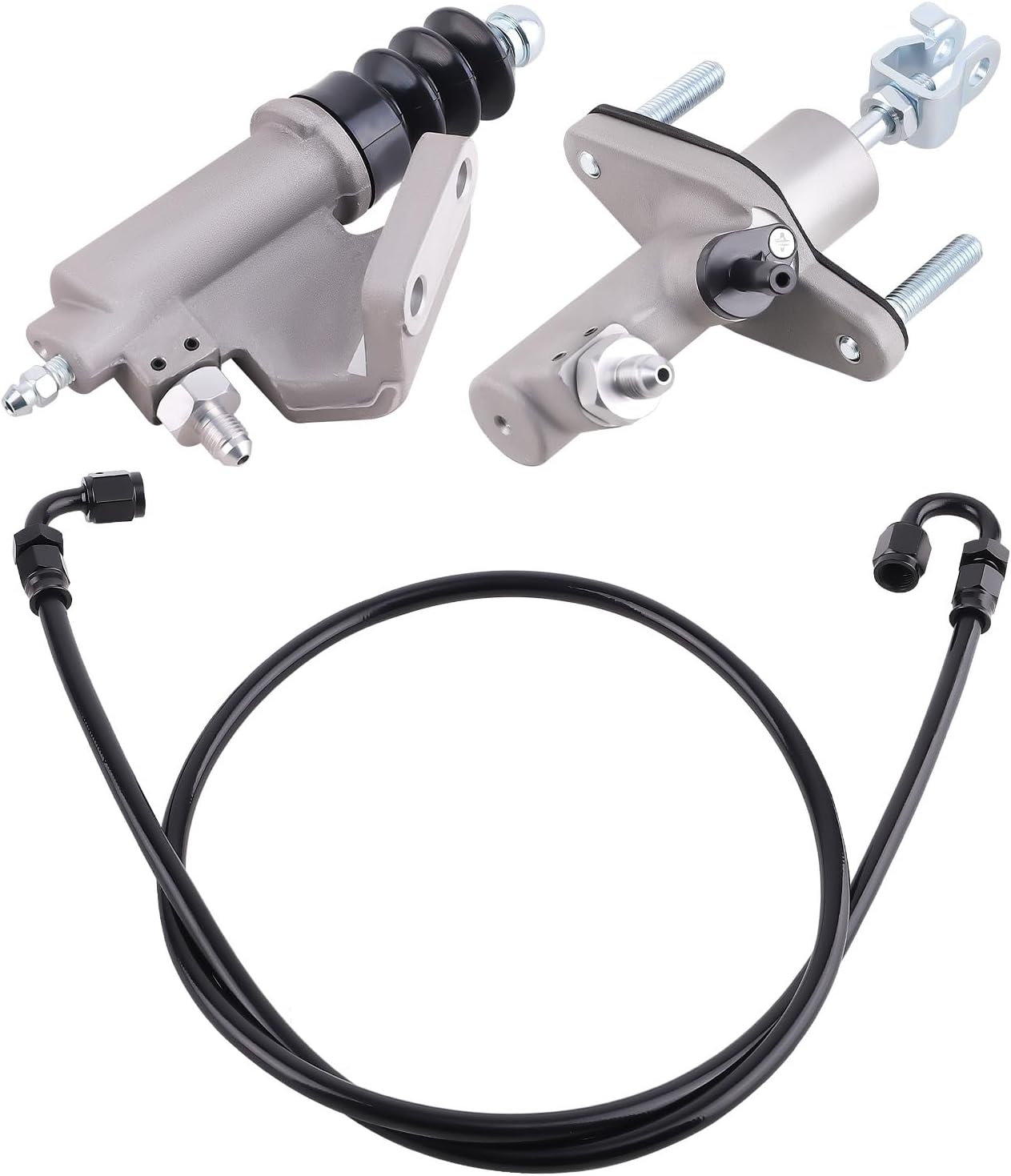 maXpeedingrods Clutch Master & Slave Cylinder Line Assembly Kit KTD-CLK-KMS for Acura RSX 2002-2006, for Acura TSX CL 2004-2008, for Honda Civic Si (EP3)/ Si (FG2 FA5)/Si 2002-2015
