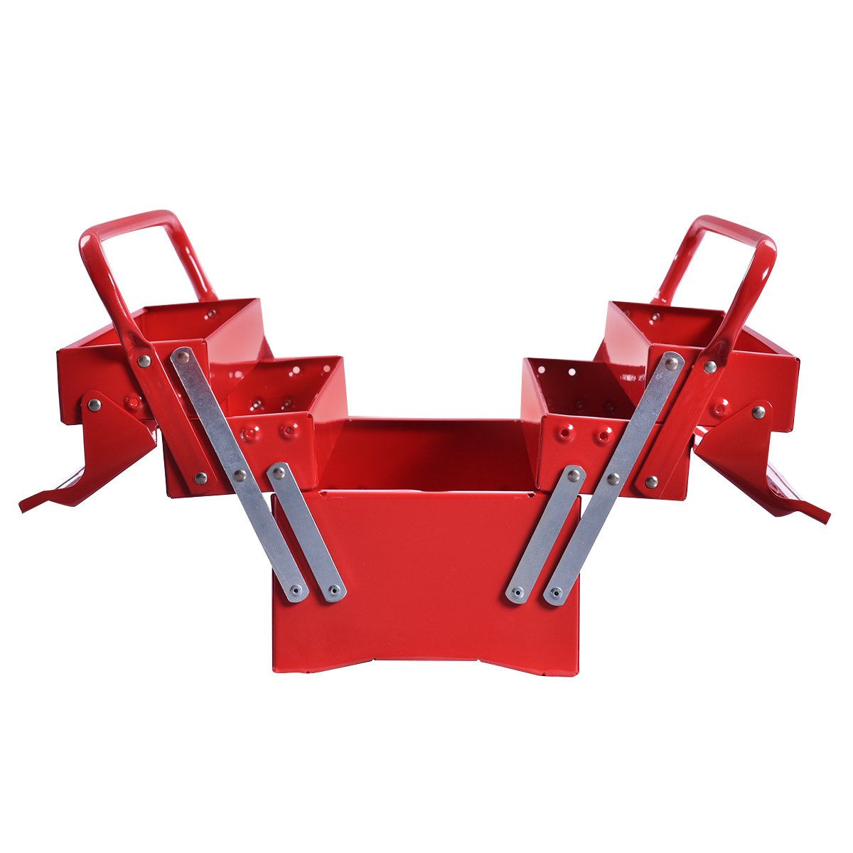 Buy Casart 20Inch Metal Tool Box, Portable 5Tray Steel Tool