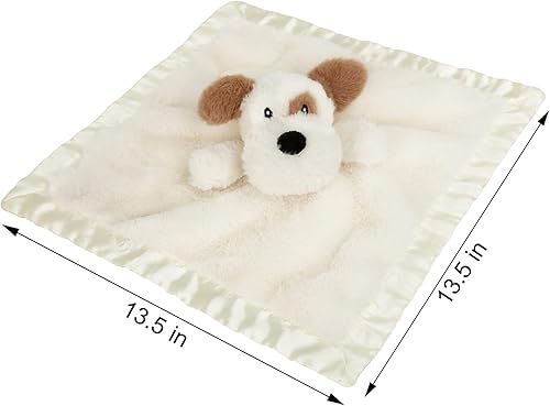 Miniatura 4 de BEILIMU Manta de seguridad para perro, suave y adorable animal de peluche con respaldo de satén para niños y niñas recién nacidos, bonito juguete