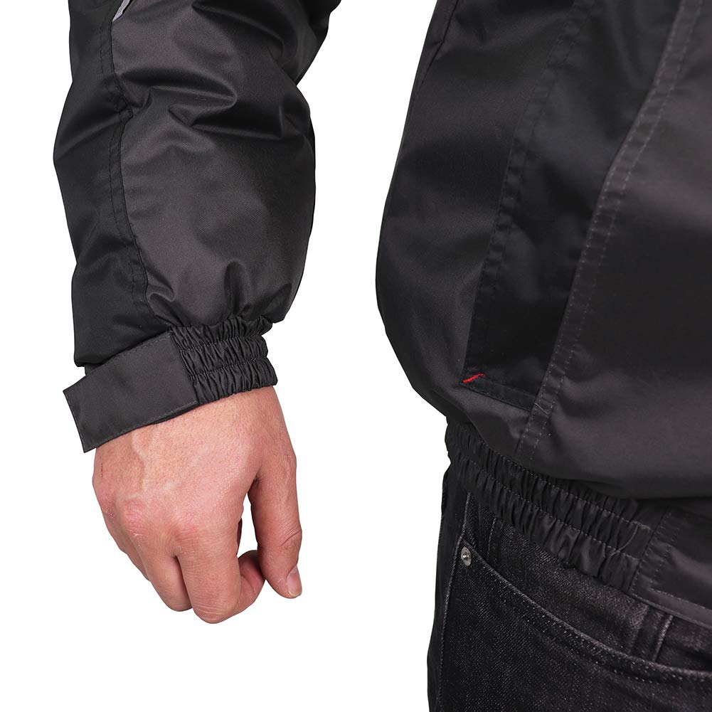 Lee Cooper Arbeitskleidung Herren Sicherheits-Jacke, gepolstert, Polyester, wasserabweisend, leicht, Grau, XL