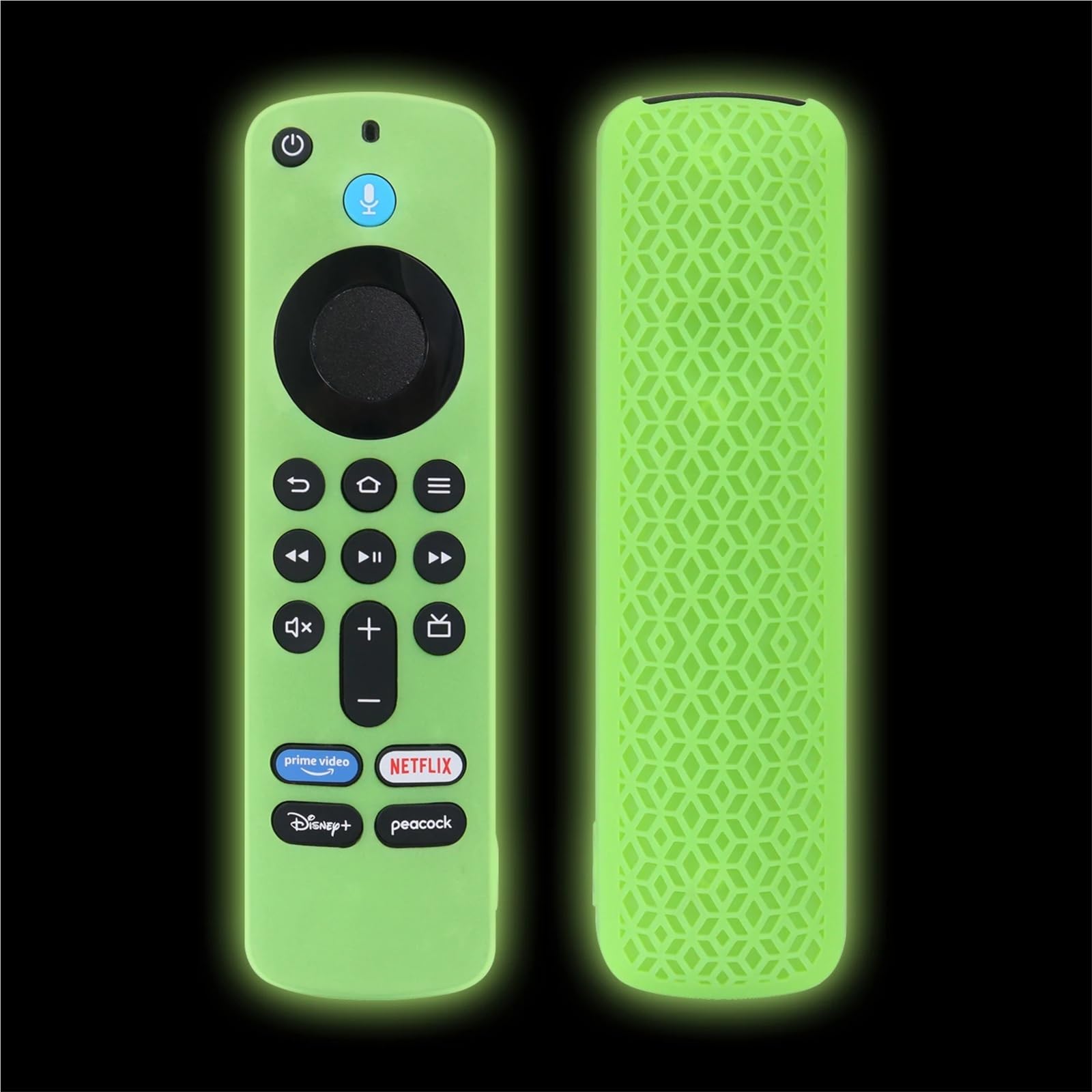 Funda de silicona compatible con TV Stick HD 4K (2ª generación 3ª generación) 2024 (azul)