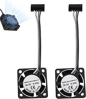 2stk Extruder-Hotend-Lüfter für Bambu Lab P1P/P1S 3D-Drucker, Hochgeschwindigkeits-Lüfter mit Leisem Betrieb für Schnelle Wärmeableitung