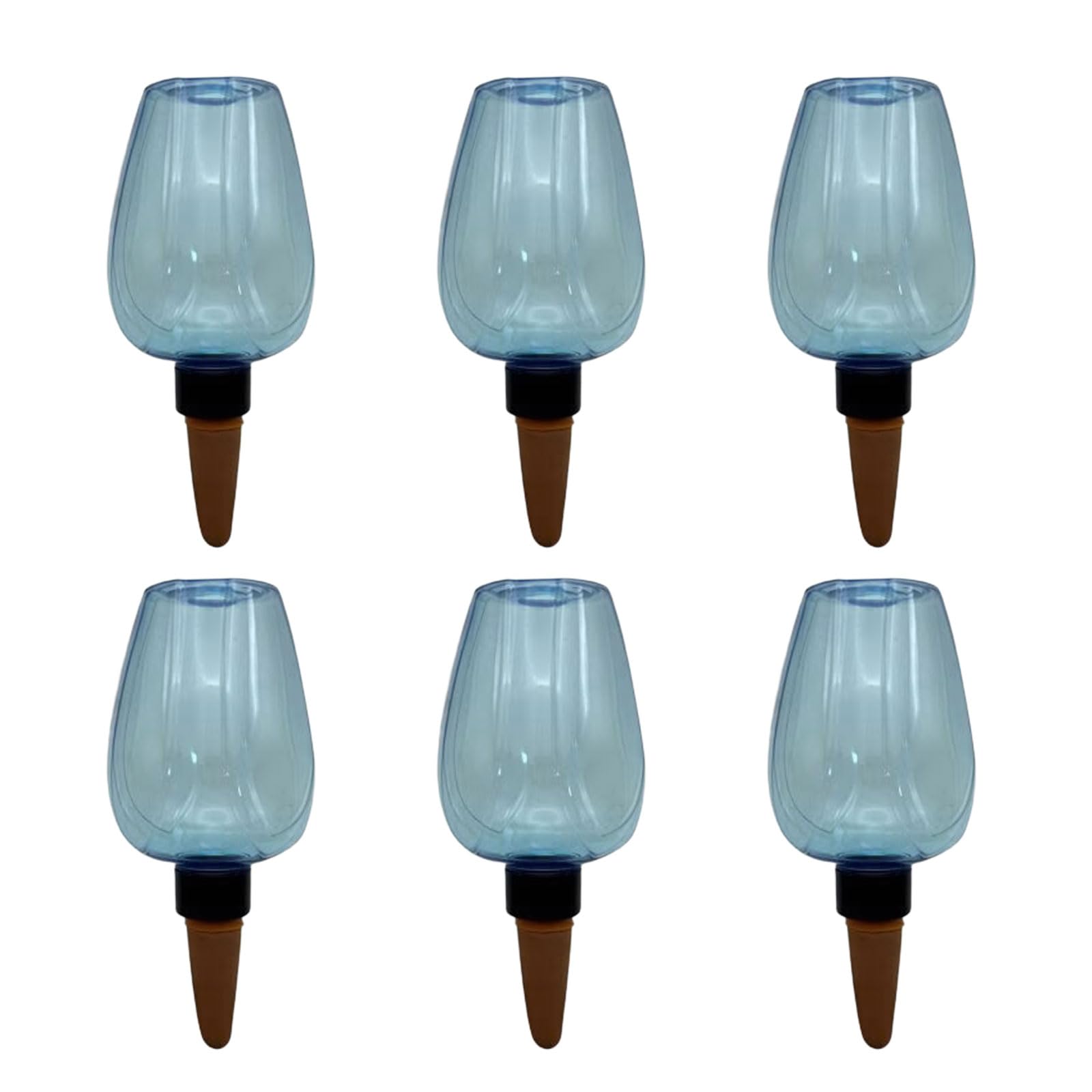 LUCKGONI 6Pcs Plant Watering Globes Automatic Watering Globes Planter Insert for Indoor Outdoor Drip Irrigation