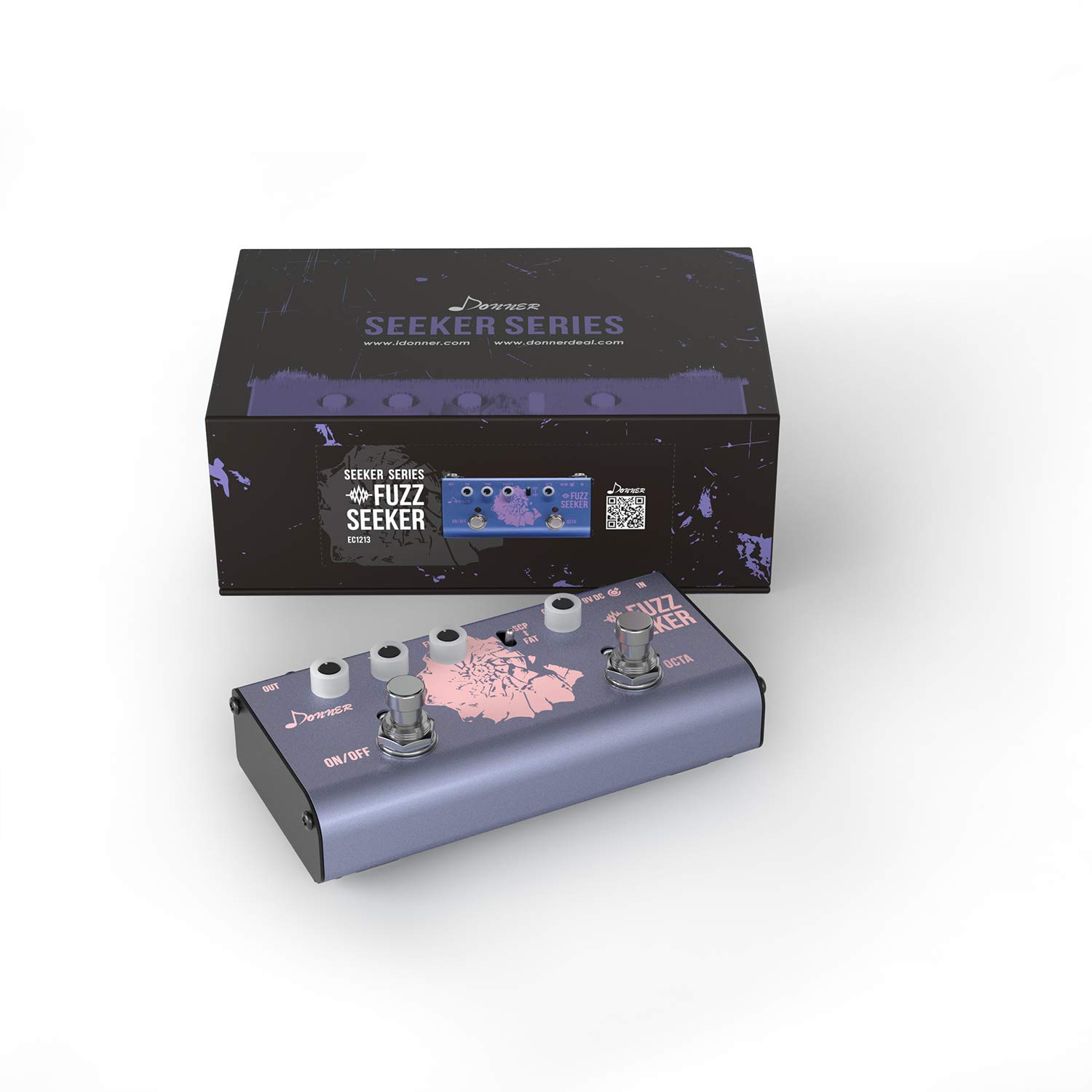 Donner Fuzz Seeker Octava Fuzz Guitar Effect Pedal : Amazon.in