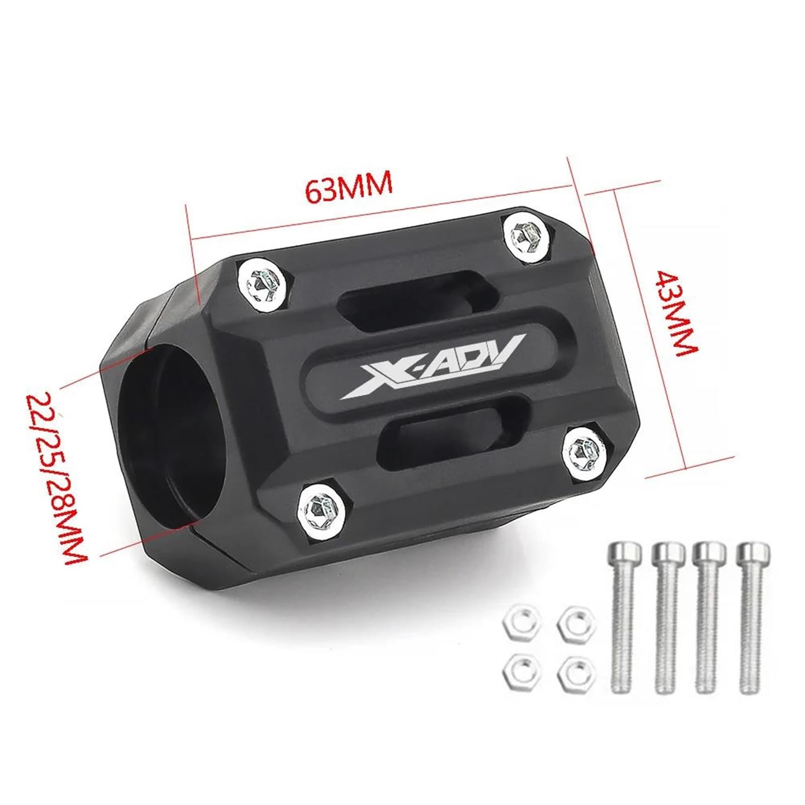 Accessoires pour motos Pour H-onda Xadv 750 (2025) Accessoires Moto : Pare-chocs Moteur Avec Protection(4PCS)