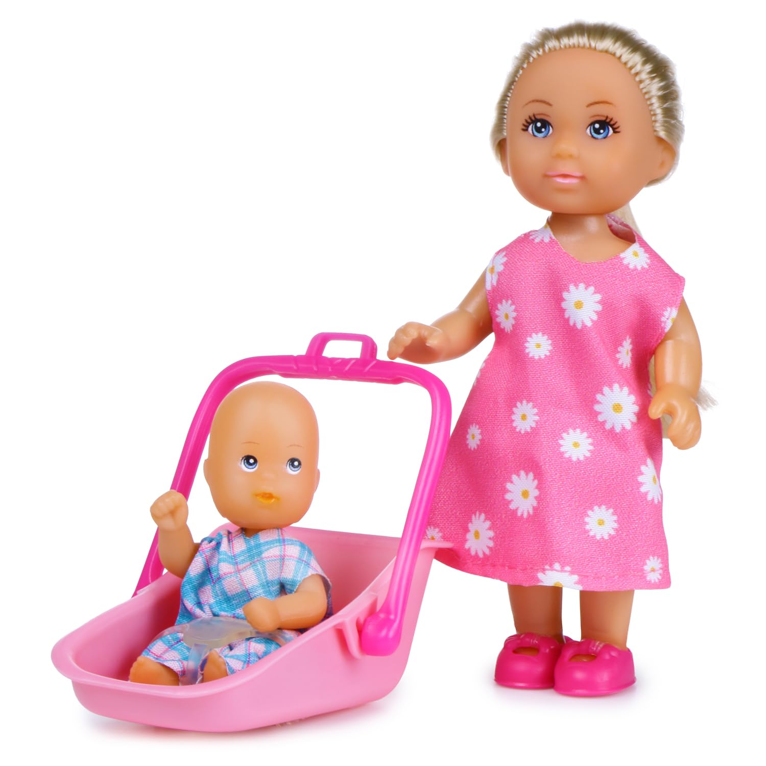 Simba Evi Love Baby Care Doll Playset – Evi Doll with Baby & Pram