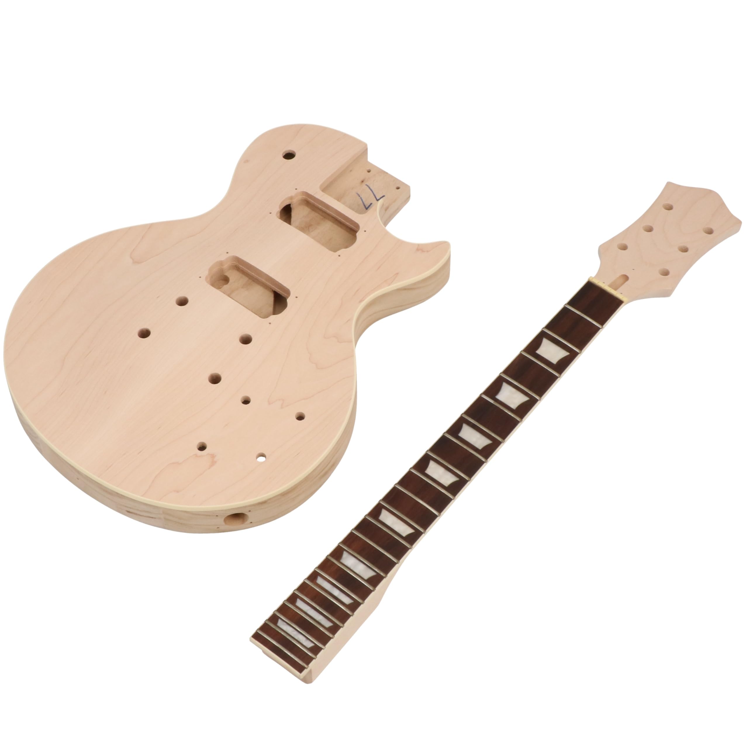 Fazley FLP-DIY Blank guitare électrique en kit - Les Beatles, Paul McCartney, John Lennon, RIngo Starr, George Harrison Fazley FLP-DIY Blank guitare électrique en kit