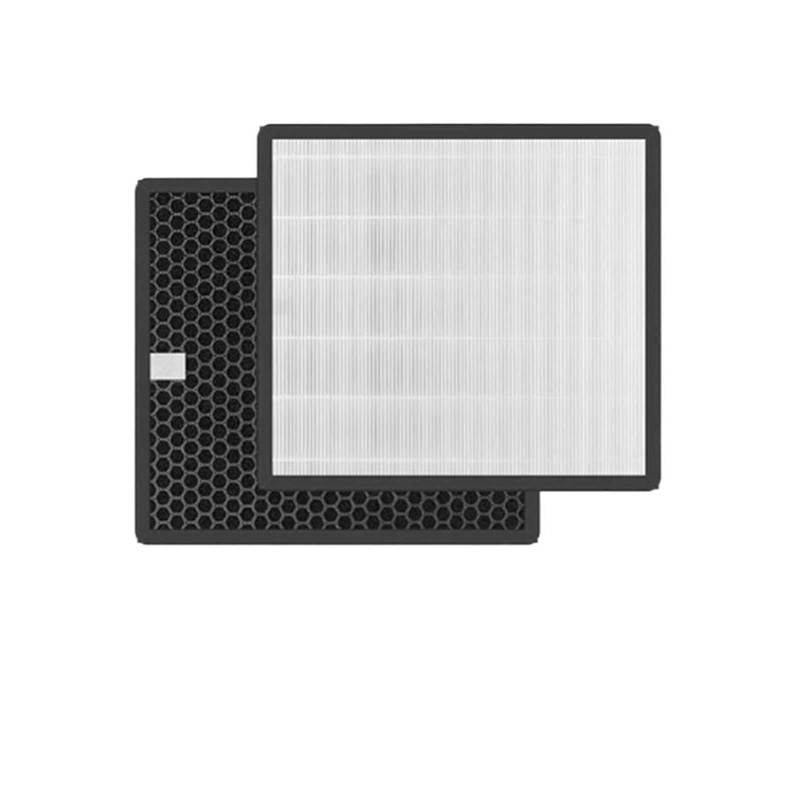 Mwmyquext 1Set H12 Replacement Filter 120X120x15mm & Carbon Filter 120X120x10mm