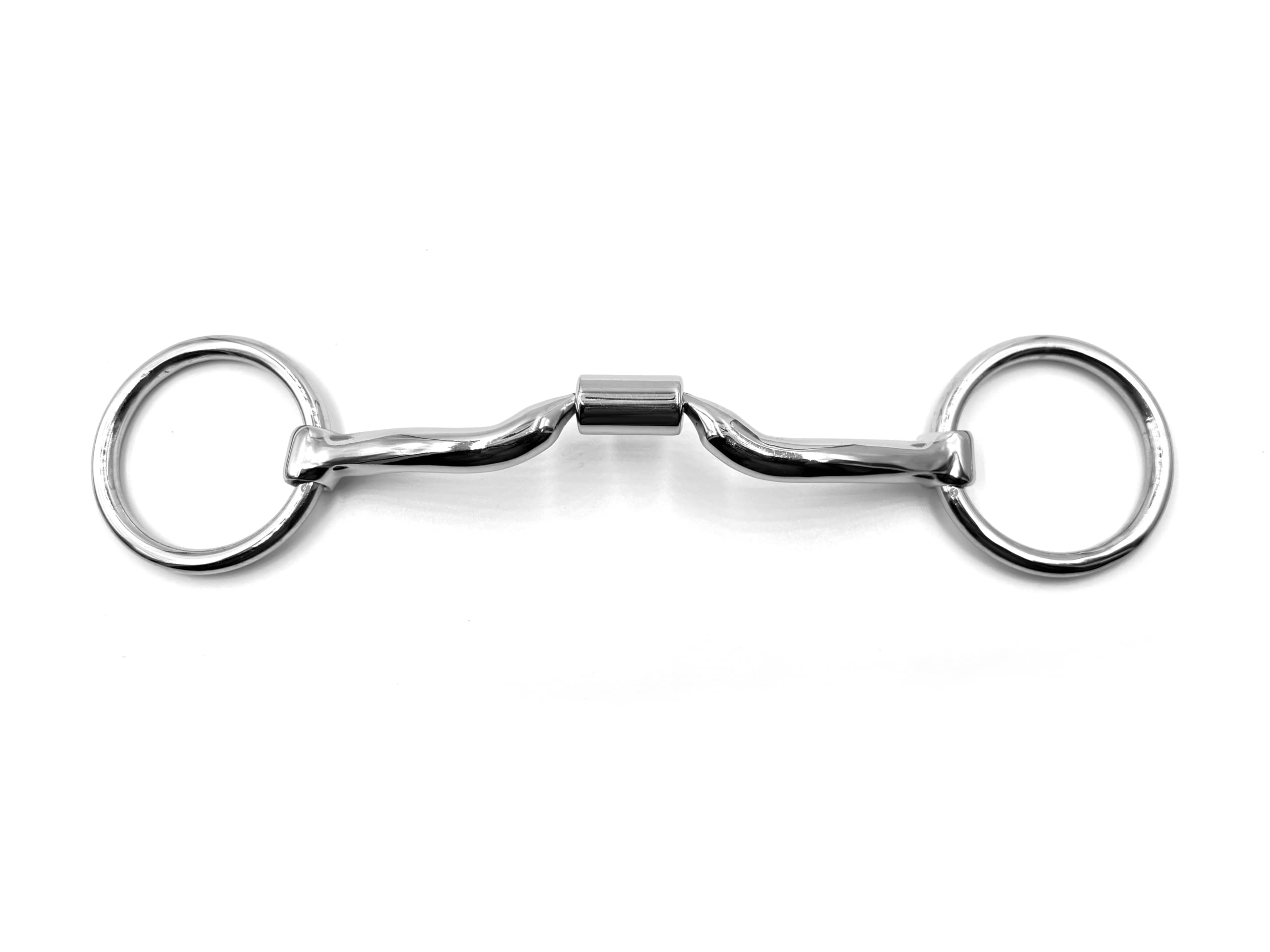 2" inch Pony Loose Ring Horse Bit Snaffle Bradoon Degree with Copper Inlay (5.25")