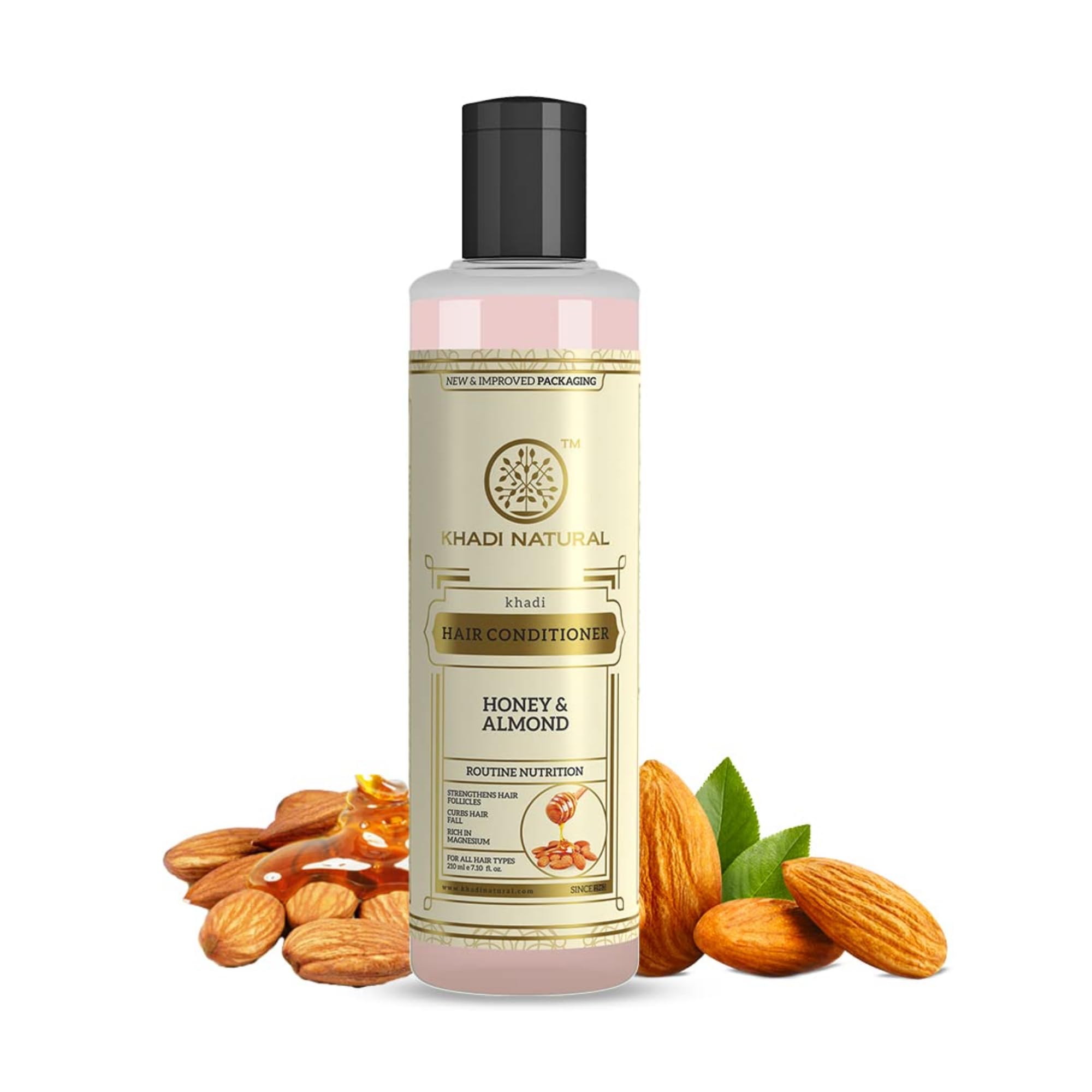 Khadi Natural Honey & Almond Hair Conditioner 210ml|For Hair Fall Rescue