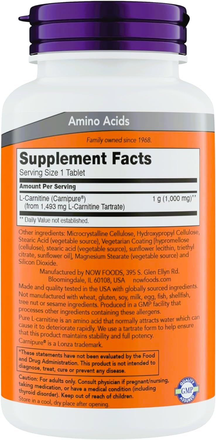 l carnitine thyroid problems Amazon.com: NOW Foods Supplements, L-Carnitine 1,000 mg, Purest Form,  Carnipure, Amino Acid, Fitness Support, Tablets, 150 Count : Health &  Household