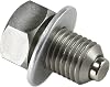 Votex - Made in USA - M12 X 1.5MM Magnetic Engine Oil Drain Plug fits BMW, Mini, Toyota - Stainless Steel - Part Number DP010