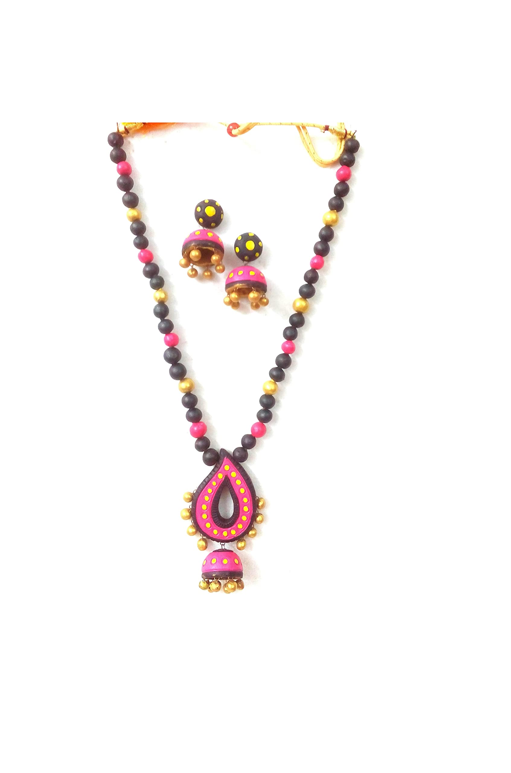 KARRU KRAFFT Handmade Eco friendly Terracotta Jewellery is provides a distinct look (B096TKV261) Amazon Price History, Amazon Price Tracker