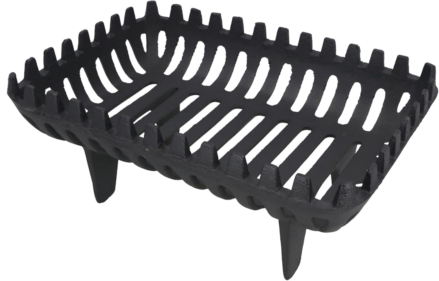Cast Iron Log Holder Fireplace Log Basket Fire Grate Pit Stand Storage Storer