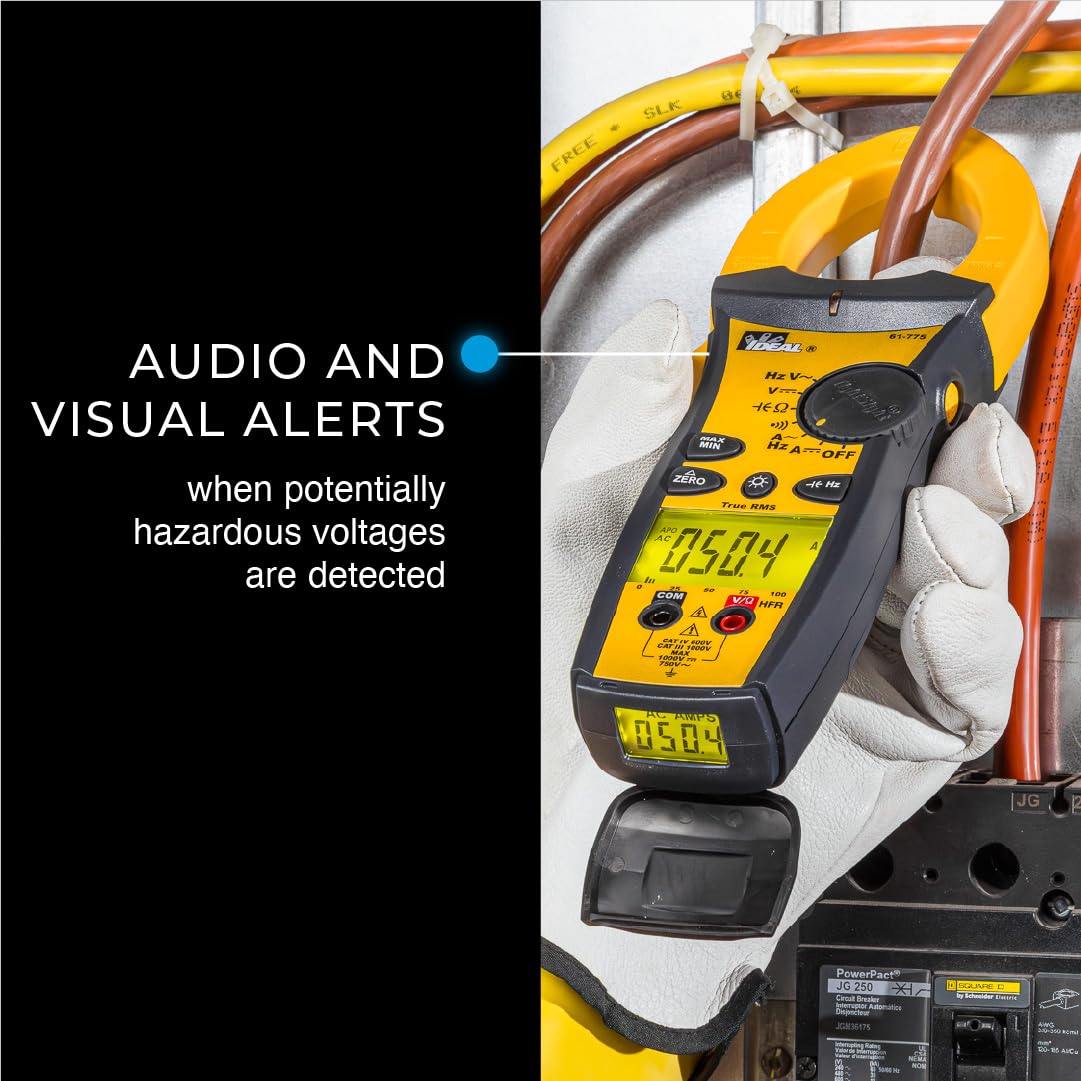 Ideal TightSight Clamp Meter - AC/DC Current Tester -4