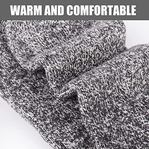 Belloxis Calze Uomo Invernali Calze Termiche Lana