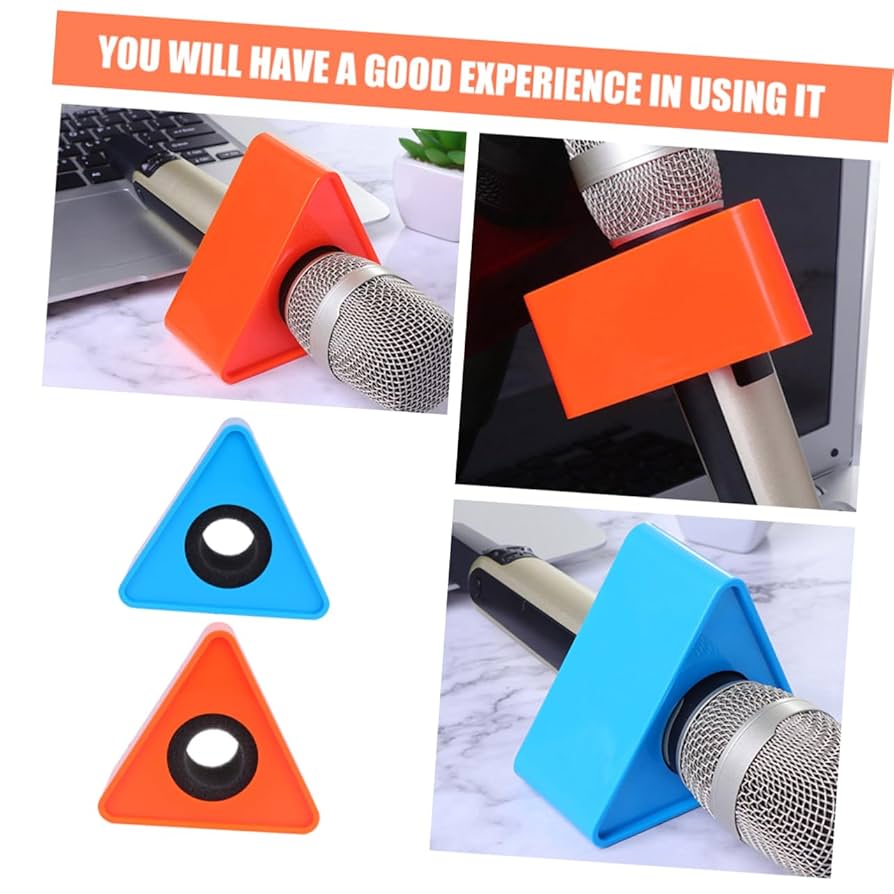 Amazon.co.jp: SWOOMEY 4個 マイクのロゴ ハンドマイクフラグ