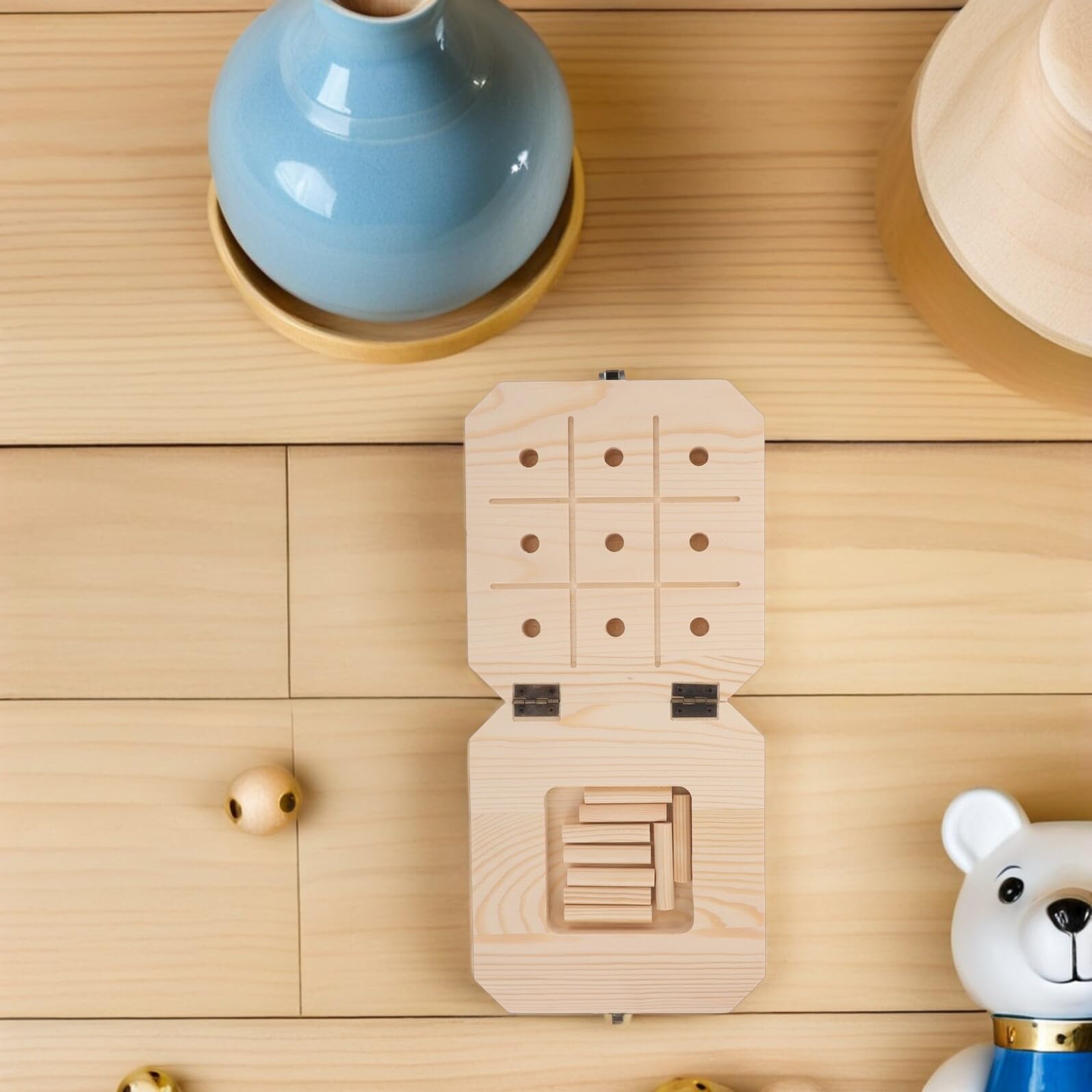 Juguetes Montessori de Madera para Bebés Sensorial Educativo para Desarrollo Cognitivo y Motricidad Fina Bloques Equilibrio y Tablero Táctil para Preescolar y Jardín Infantil