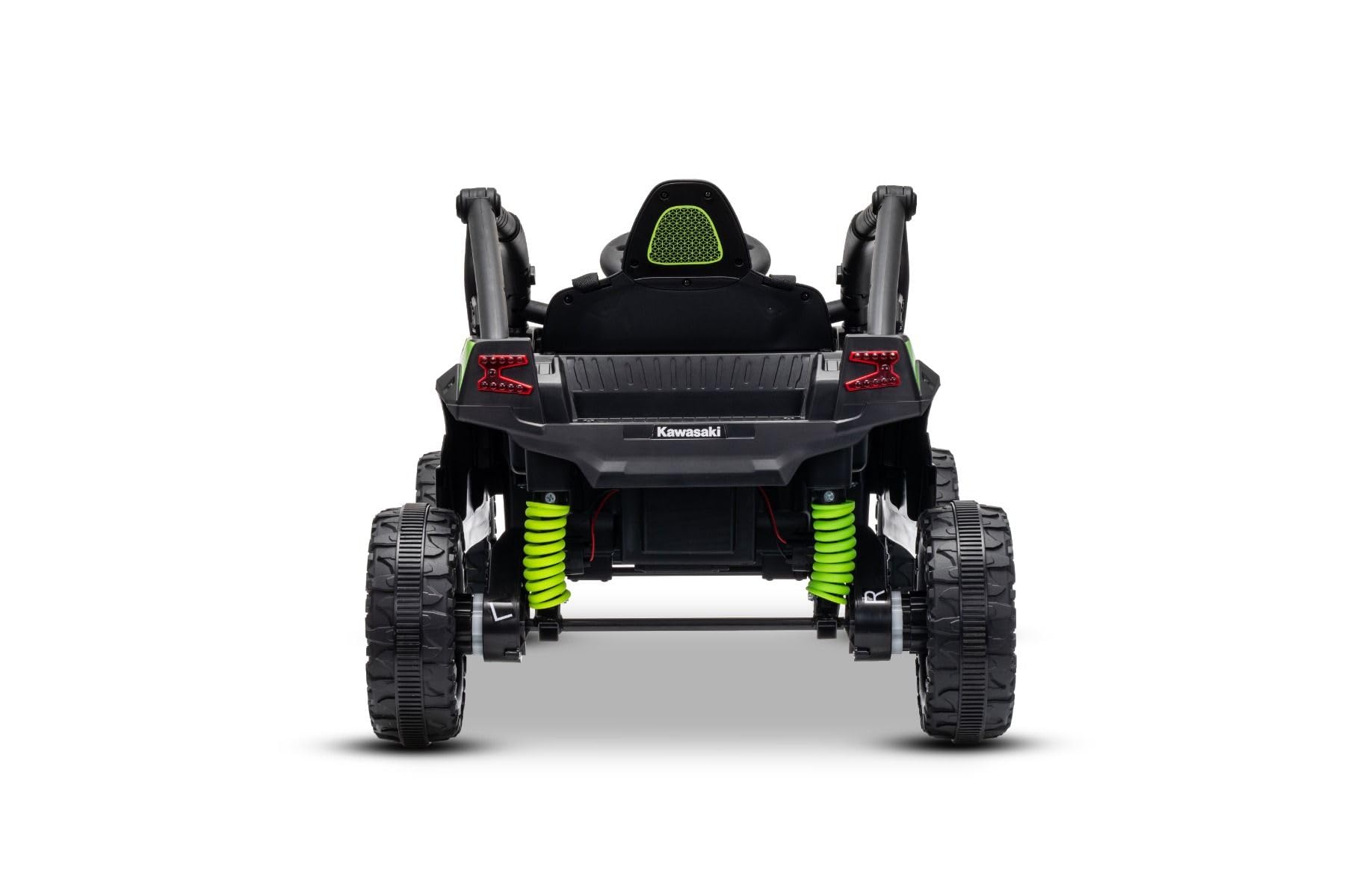 Kawasaki TERYX KRX 1000 12 V elektryczny samochód dziecięcy, jednoosobowy, zawieszenie na tylnej osi, pilot zdalnego sterowania 2,4 GHz, akumulator litowy, 2 silniki 25 W, składana rama ochronna