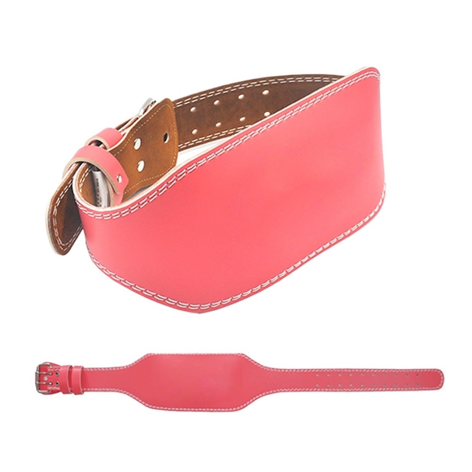 Gewichthebergürtel Verstellbarer Gewichthebergürtel aus Leder, Taillenstütze, Fitnessgürtel, Unisex, breiter Wickelgurt, Training, Gewichtheben, Stützgurte, Gewichtheben