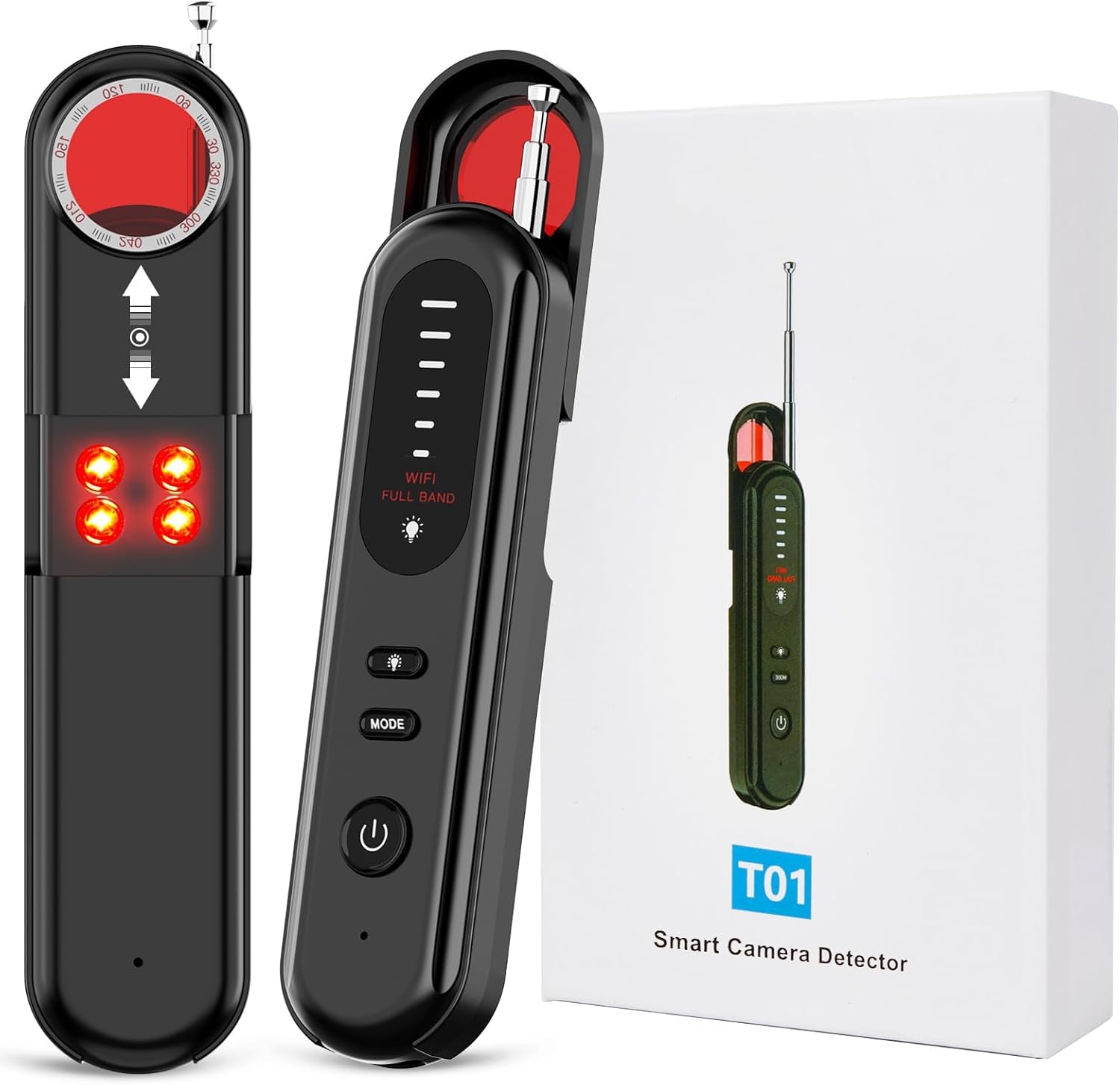 Kripara Sales Multi-Function Hidden Camera Detectors and Bug Detector, GPS Hidden Camera Detector, Rf Wireless Signal Scanner, Camera Detector for Hotels, Home, Office etc-1PCS-image-6