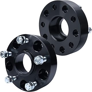 IRONTEK 1.5" Wheel Spacers for Jeep Hubcentric Spacer Adapters 5x5/5x127mm (71.5mm Hub Bore,1/2" x20 Studs) Fits Jeep 99-10 Grand Cherokee WJ/WK, 07-18 Wrangler JK/JKU, 06-10 Commander XK 38mm 2PCS