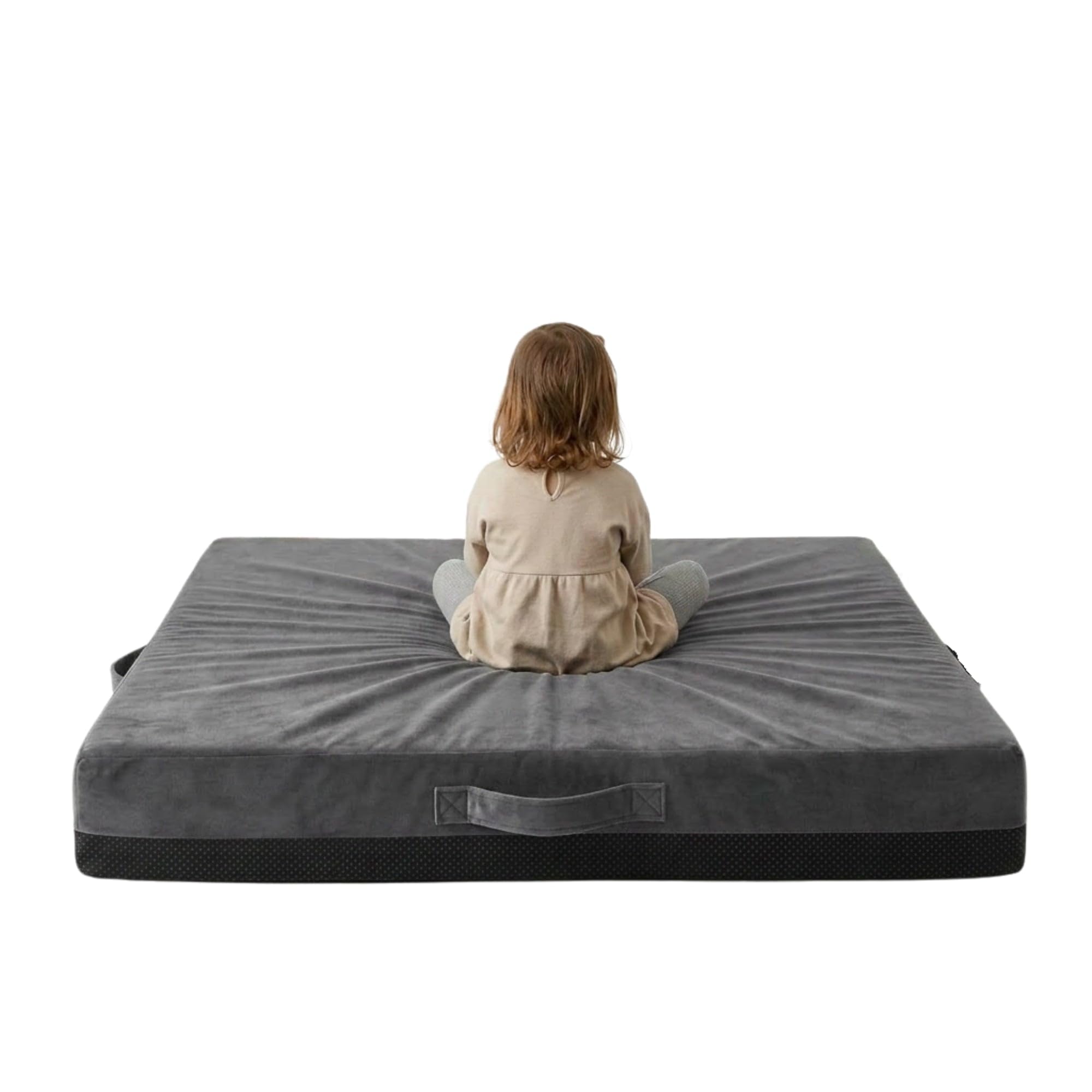 Kosiproducts Sensory Gymnastics Crash Pad, Non Slip 10cm[Platinum, Wide-Lge