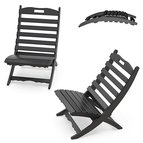 Portable Xavier-Chairs Set of 2 | Folding-Adirondack-Chair | Wave |